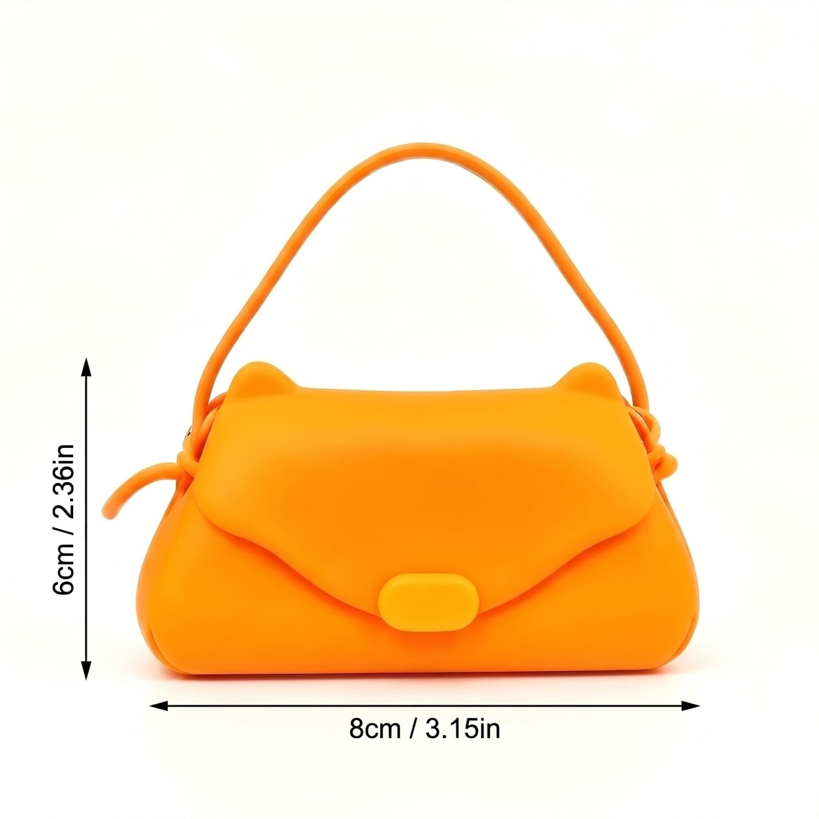 Novelty Cat Ear Silicone Bag Stress Squishy Toys, Super Squeeze Sensory Fidget, Soft Decompression for Adults