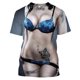 thumbnail image 4 of Camiseta con estampado 3D para hombre, ropa de calle informal, holgada, cómoda y transpirable, Bikini Sexy de verano, 4 of 5