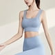 thumbnail image 5 of Ropa interior deportiva para mujer con cremallera en la parte delantera, ropa interior de yoga de alto impacto para entrenamiento, ropa interior acolchada sin aros y de alto soporte - Gris, 5 of 5