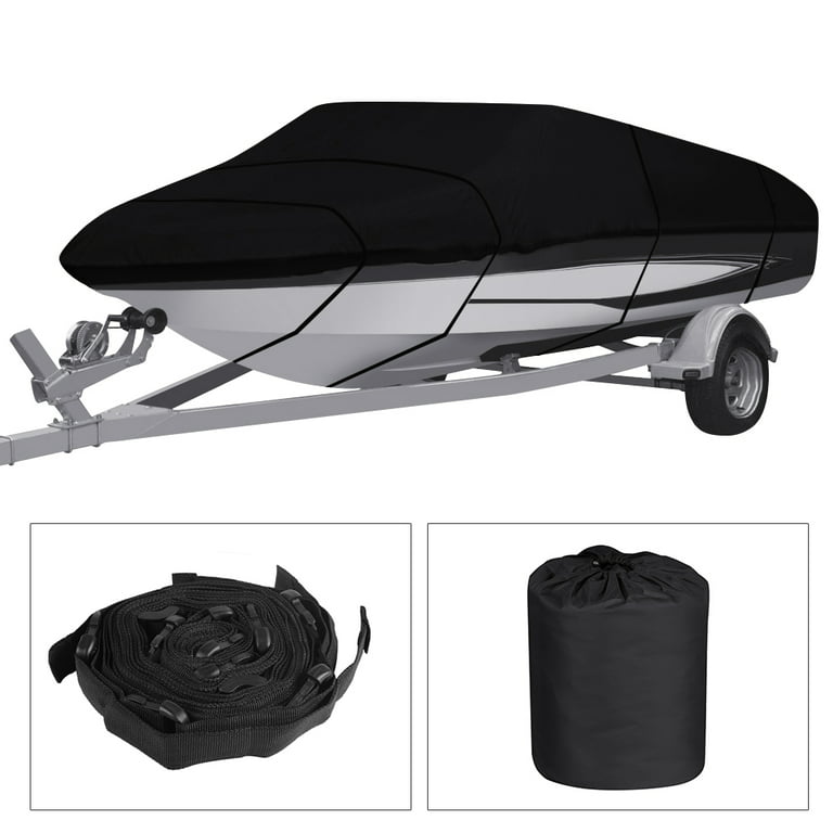 Waterproof 600D Marine Grade Heavy Duty Boat Cover Trailerable Fishing