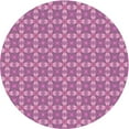 thumbnail image 1 of Ahgly Tapis Rond Lavable en Machine Intérieur Transitionnel Violet Violet, 7 Pieds Rond, 1 of 7
