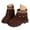 Brown, variant on CAICJ98 Ankle Boots for Girls Tassel Suede Boots Side Zipper Short Booties Winter Snow Boot (Toddler/Little Kid/Big Kid),9