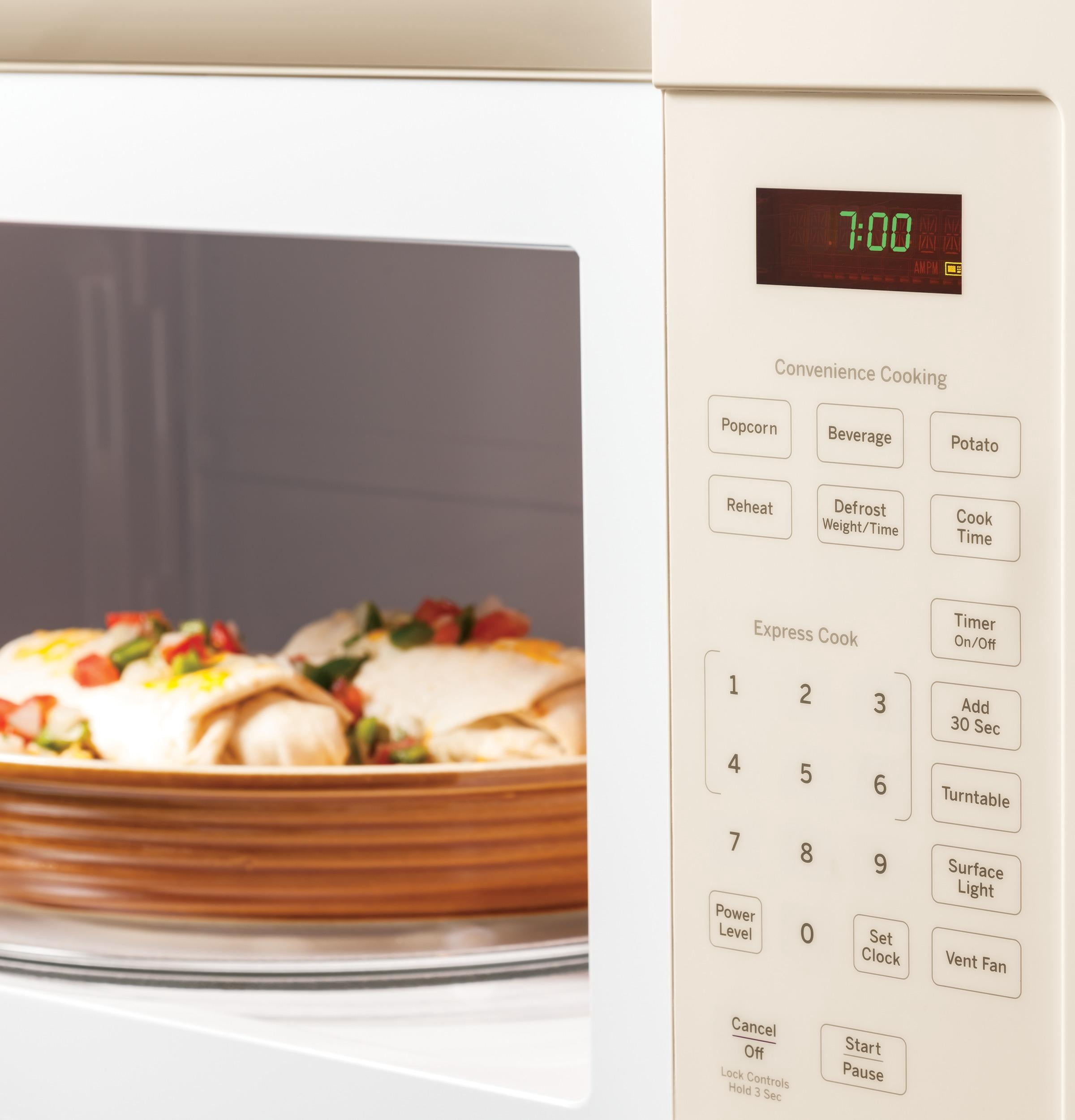 Ge 1.6 Cu. Ft. Over-The-Range Microwave Oven, Bisque, 1000 Watts