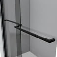 thumbnail image 6 of DreamLine Sapphire 56-60 in. W x 60 in. H Semi-Frameless Bypass Tub Door in Satin Black and Gray Glass, 6 of 9