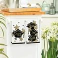 thumbnail image 4 of Beige Congrats Grad Cap Stars Graduation Kitchen Towels Dish Towels, 18x26 Inch Party Farmhouse Decoration Hand Towels Set of 2, 4 of 6