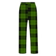 thumbnail image 4 of Delayuji Business Casual Pants for Men Fashion Men's Casual Plaid Loose Sports Plaid Pajama Pants Pants Men's Casual Pants Mens Casual Pants Green Xxxl, 4 of 5