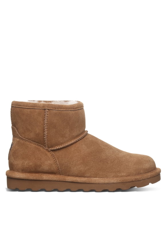 Alyssa Women's Slip-On Winter Boots Hickory Size 8 | Comfortable Ankle Boot | Casual Winter Shoes for Women