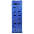 thumbnail image 1 of Prism Fitness 16mm Thick Smart Self-Guided Stretching and Exercise Mat, Blue, 1 of 7