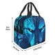 thumbnail image 3 of Disketp Futuristic Blue Light Wolf Bolsa Térmica para Almuerzo para Hombre y Mujer, Ideal para Trabajo, Senderismo y Picnic, 3 of 8