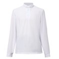 thumbnail image 6 of BLESSUME Men's Clergy Tab Collar Polo Shirt Long Sleeve Pastor Minister Preacher Shirt Priest Tops, 6 of 8