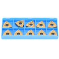 thumbnail image 1 of 10 Pcs Insert de Tour CNC Lame en Carbure Solide Indexable Coupe WNMG080408TM LF9018, 1 of 4
