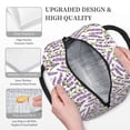 thumbnail image 3 of Balery Lavender Flowers Pattern Lunch Bag Women, Lunch Box, Lunch Bag, Small Leakproof Lunch Tote Large Capacity Reusable Insulated Cooler Lunch Container-One Size, 3 of 6