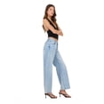 thumbnail image 3 of Forever 21 Women's Low Rise Baggy Stretch Denim Jeans, Sizes 0-14, 3 of 5