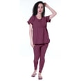 thumbnail image 5 of Moomaya Womens Nightwear Set Pyjama Cotton Sleepwear 2 Pcs Nightdresses, 5 of 7