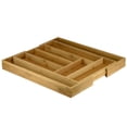 thumbnail image 4 of Heim Concept Expandable and Extendable 6 - 8 Slots in Drawer Organizer, Brown, 4 of 5
