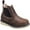 Brown Full Grain Leather, variant on FSI FOOTWEAR SPECIALTIES INTERNATIONAL NAUTILUS Avenger Women's 6-inch Wedge Chelsea Soft Toe Waterproof Pull-On Work