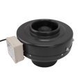 thumbnail image 3 of 6 Inch Inline Duct Fan Adjustable Speed External Rotor Fan for Grow Tent Greenhouses Basements EU Plug 220-240V, 3 of 16