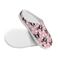 thumbnail image 3 of Easygdp French Bulldog Slippers for Women Mens Winter Warm Home Slippers Plush Slip on House Slippers for Indoor Outdoor Shoes-13, 3 of 7