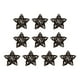 thumbnail image 3 of 10 colgantes de estrella de Navidad con pentagrama reutilizable para decoración colgante café, 3 of 9