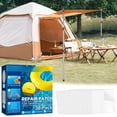 thumbnail image 6 of 30-Piece Heavy-Duty Vinyl Repair Kit, Transparent Adhesive Patches for Air Mattresses, Inflatable Pools, Tents, Boats, Bounce Houses & Inflatable Toys, 6 of 7