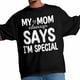thumbnail image 5 of Camisetas para hombre con texto "Soy especial", camisetas casuales de manga corta para hombre, camisetas gráficas para adolescentes, niños y hombres, 5 of 8