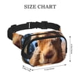 thumbnail image 4 of Bingfone Fanny Packs for Women Fashion Waist Packs Bag with Adjustable Strap Waterproof Everywhere Crossbody Belt Bag for Workout Running Travelling( Close-Up Curious Squirrel ), 4 of 9