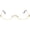 Gold, variant on Agstum Retro Metal Half Moon Reading Glasses with Spring Hinge Half Rimless Readers