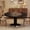black, variant on 47 Inch Round Dining Table, Wood Kitchen Table, Dinning Room Tables for 4-6 People, Dinner Table with Wooden Tabletop and Legs for Dining Room Living Room (Only Table)