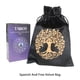 thumbnail image 1 of Español: Tarjeta de oráculo de Tarot de estudio principiante, juego de adivinación del destino, Tarot de fiesta familiar, bolsa de terciopelo gratis, 78 tarjetas, guía PDF qym unisex, 1 of 1