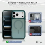 iHome Magsafe Velo Case for iPhone 17 Pro Max, Shockproof, MagSafe Compatible, Camera Guard