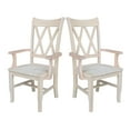 thumbnail image 5 of International Concepts Solid Wood Double X-Back Chair with Arms Ready to Finish, 5 of 13