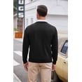 thumbnail image 3 of Suéter ligero de punto con cuello en V para hombre, 3 of 6