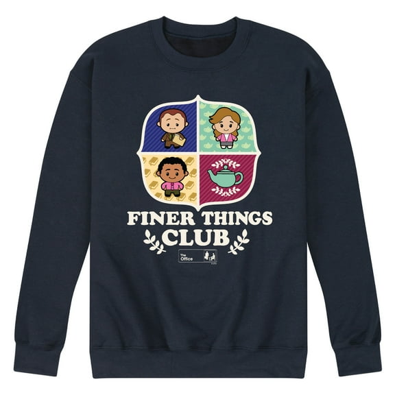 The Office - Finer Things - Men's Crew Neck Fleece Pullover