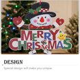 thumbnail image 4 of Yuarrent Feliz Navidad placa de la puerta delantera cartel colgante decoración escaparate ornamento decorativo para el hogar sala de estar dormitorio Kits de decoración para fiestas Copo de nieve Yuarrent HA069299-02, 4 of 6