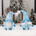thumbnail image 2 of Blue Couples Gnome For Doll Scandinavian Tomte Plush Toy For Home Desk Ornaments, 2 of 5