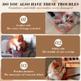 thumbnail image 3 of AUQ Cat Scratch Furniture Protector, Couch Guard Against Cat Claws, Scratch & Shedding Resistant, Perfect Gift for Pet-Loving Families, Dog Couch Cover, 39.37x11.81x0.12 in, Brown, 3 of 7