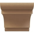 thumbnail image 2 of 12"W x 12"D x 12"H Wide New Brighton Rough Cedar Woodgrain TimberThane Corbel, Primed Tan, 2 of 6