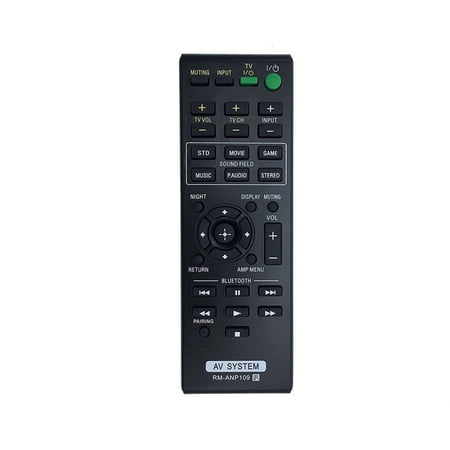 New RM-ANP109 Remote for Sony AV System SA-CT260 SA-CT260H SA-WCT260H HT-CT260C