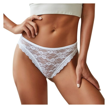 

Panty For Women Lace Underwear Hollow Crochet Out Lace-up Panties plus Size for Women Lingerie Set plus Size Push up Sheer Kimono for Women Lingerie