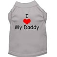thumbnail image 5 of Pet Dog  Cat Shirt Screen Printed, "I Love My Daddy", 5 of 11