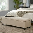thumbnail image 2 of Dasun Storage Ottoman, Light Beige, 2 of 5