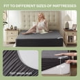 thumbnail image 4 of BEDLORE Mattress Protector Waterproof,Queen Size Mattress Pad with 6-18 Inch Deep Pocket,Mattress Cover Breathable Washable, 4 of 9