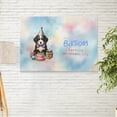 thumbnail image 2 of Happy Birthday Cute Puppy Bernese Mountain Dog with Cake Gifts Party Hat Horizontal Matte Canvas Poster Berner Lover Gifts Wall Art Home Decor - 00029, 2 of 5