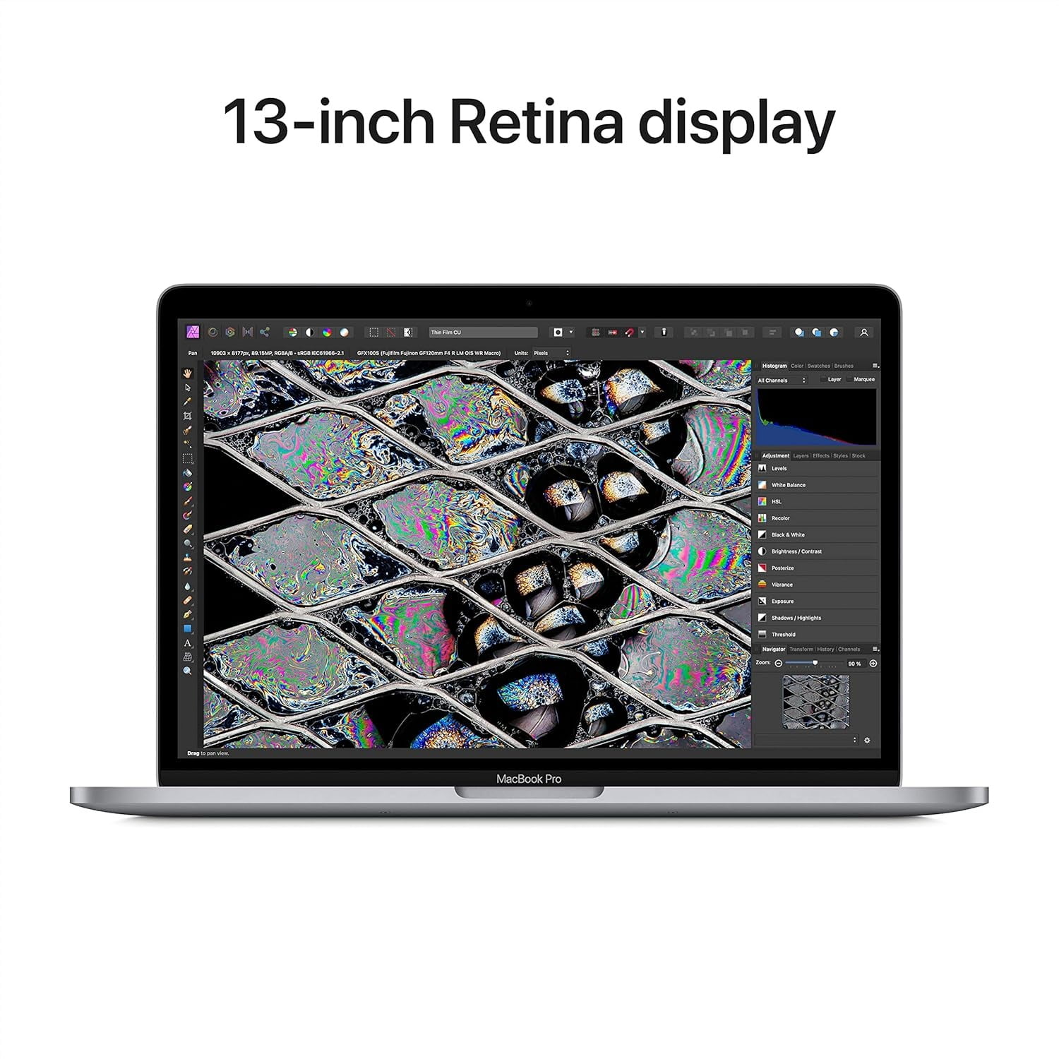 Restored Apple MacBook Pro (13", 2022, M2 Pro Chip, 8GB RAM, 512GB SSD) Space Gray