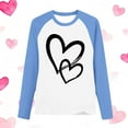 thumbnail image 5 of 5-15 Years Scoop Neck Long Sleeve Tops for Girls Loose Fit T-shirts Casual Spring Layer Trendy Basic Tees Light Blue 9-10 Years, 5 of 5