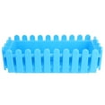 thumbnail image 1 of Milisten Rectangular Plastic Fence Flower Pots Green Plants Potted Succulent Planting Pot, 1 of 5