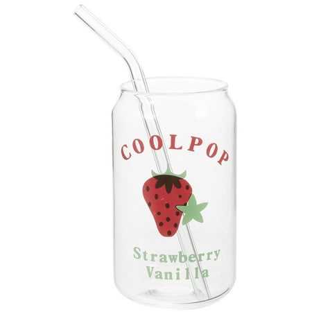 

1 Set of Can Shaped Drinking Glass Cup Beer Can Glass Coffee Cup Glass for Coffee Juice Soda