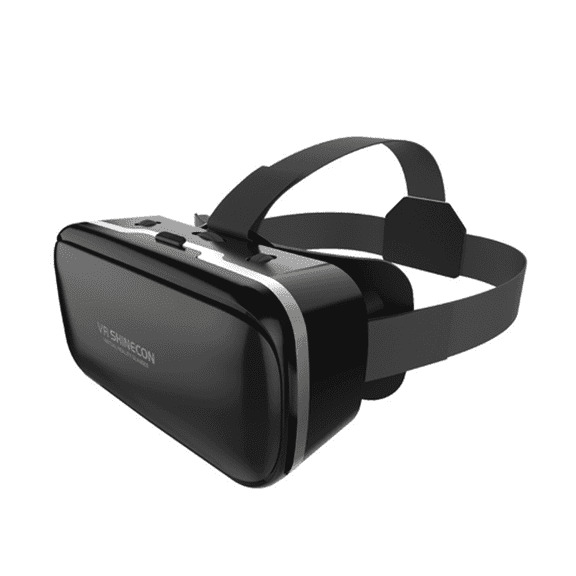 GJX VR Headset,1080p HD Viewing with VR Glasses,Lightweight Design,and VR Accessories,White