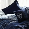 thumbnail image 6 of SUSSEXHOME Navy Ships Cotton Duvet Cover Set Dark Blue, Full Size Duvet Cover, 1 Duvet Cover, 1 Fitted Sheet and 2 Pillowcases, Iron Safe, Hypoallergenic, Breathable , Machine Washable, 6 of 7