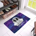thumbnail image 2 of MKHERT Animal Astronaut Giraffe in Space Suit Nebula Galaxy Space with Stars Doormat Rug Home Decor Floor Mat Bath Mat 23.6x15.7 inch, 2 of 3